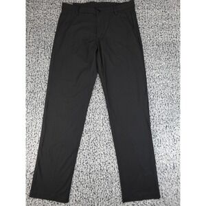 Kirkland Signature Pants Mens 34x34 Black Good ABC Slim Fit Golf Trouser